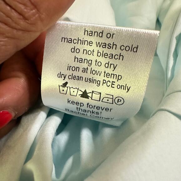 Rachel Comey Dress Arco Spa Blue Crossover V-Neck Dolman Mini  Size 4 - Picture 6 of 8